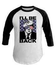 Trump 2024 Mug I'll Be Back Patriotic Stars Stripe Baseball Tee tile