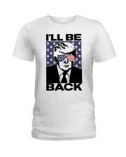 Trump 2024 Mug I'll Be Back Patriotic Stars Stripe Ladies T-Shirt tile