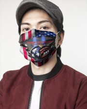 Honor the fallen never forget face mask 2 Layer Face Mask - Single aos-face-mask-2-layers-lifestyle-front-08
