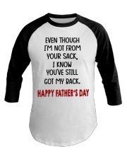 Even though i'm not from your sack mug Baseball Tee tile