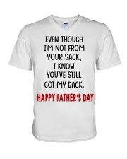 Even though i'm not from your sack mug V-Neck T-Shirt tile