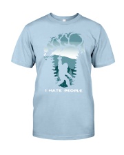 Bigfoot I hate people shirt Classic T-Shirt tile
