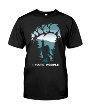 Bigfoot I hate people shirt Premium Fit Mens Tee tile