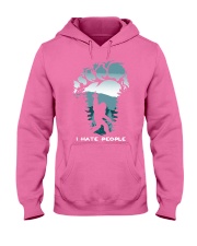 Bigfoot I hate people shirt Hooded Sweatshirt tile