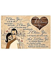 Bob and linda i choose you poster 17x11 Poster front