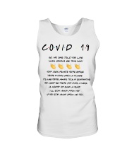 Covid 19 no one told you life was gonna be this Unisex Tank tile