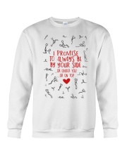 I promise to alway be by your side mug Crewneck Sweatshirt tile