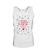 I promise to alway be by your side mug Unisex Tank tile