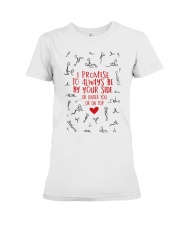 I promise to alway be by your side mug Premium Fit Ladies Tee tile