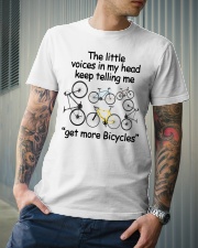 The little voices in my head get more bicycles Classic T-Shirt lifestyle-mens-crewneck-front-6