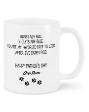 Happy Father's Day Dog's Name Mug Mug front