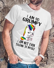 Unicorn I So Grumpy I Am Not Even Talking To Classic T-Shirt lifestyle-mens-crewneck-front-4
