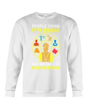 People think it's magic but we call it engineering Crewneck Sweatshirt tile