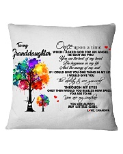 Watercolor Trees To my granddaughter once upon a Square Pillowcase tile