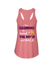 This Grandma Is Loved To The Moon And Back Ladies Flowy Tank tile