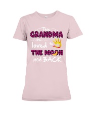 This Grandma Is Loved To The Moon And Back Premium Fit Ladies Tee tile