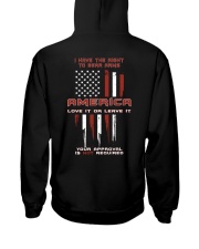 America: Love It Or Leave It Hooded Sweatshirt thumbnail