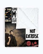 Supernatural Quilt Blanket Quilt 50"x60" - Throw aos-quilt-50x60-lifestyle-closeup-front-01