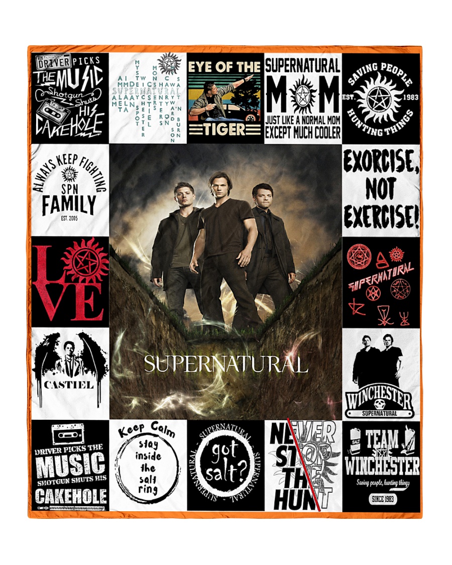 Supernatural Quilt Blanket Quilt 50"x60" - Throw