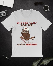 It's Too AM For Me - Nurse Classic T-Shirt lifestyle-mens-crewneck-front-16