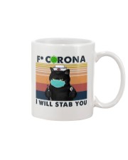 Fxxk Corona - I Will Stab You - Nurse Mug tile