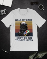Hold cards for Nurse HSU Classic T-Shirt lifestyle-mens-crewneck-front-16