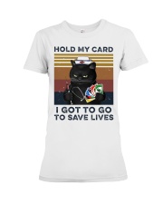 Hold cards for Nurse HSU Premium Fit Ladies Tee tile