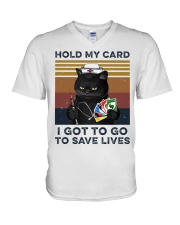 Hold cards for Nurse HSU V-Neck T-Shirt tile