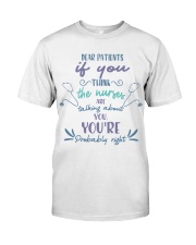 Dear patients TLU - Nurse Premium Fit Mens Tee tile