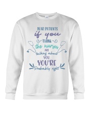 Dear patients TLU - Nurse Crewneck Sweatshirt tile