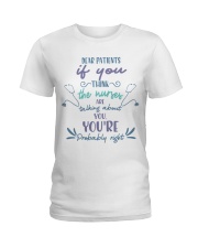 Dear patients TLU - Nurse Ladies T-Shirt tile