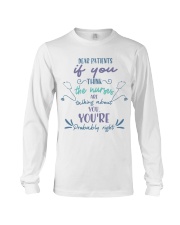 Dear patients TLU - Nurse Long Sleeve Tee tile