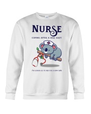 Coping After A Hell Shift HSD - Nurse Crewneck Sweatshirt tile