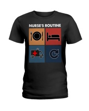 Nurse Routine Ladies T-Shirt tile