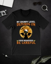 My Grumpy Level Depends On Your Behaviour - Nurse Classic T-Shirt lifestyle-mens-crewneck-front-16