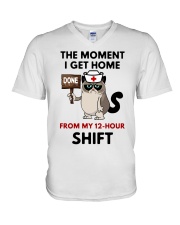 12-Hour Shift HSL - Nurse V-Neck T-Shirt tile