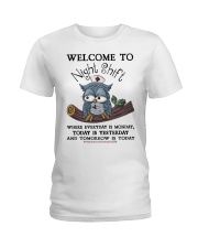 Night Shift - RESPIRATORY THERAPIST LIFE HLU Ladies T-Shirt tile