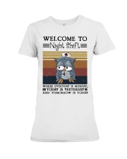 Welcome To Night Shift HS - Nurse Premium Fit Ladies Tee tile
