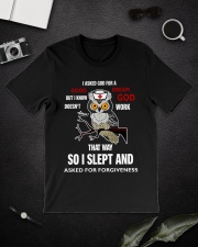 I Asked God For A Good Dream - Nurse Classic T-Shirt lifestyle-mens-crewneck-front-16