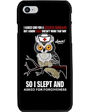 I Asked God For A Good Dream - Nurse Phone Case tile