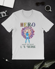 Hero means a Nurse HLU Classic T-Shirt lifestyle-mens-crewneck-front-16