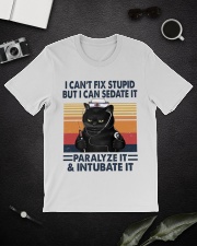 I Can't Fix Stupid But I Can Sedate It - Nurse Classic T-Shirt lifestyle-mens-crewneck-front-16