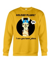 Holiday Plans HSD - Nurse Crewneck Sweatshirt tile