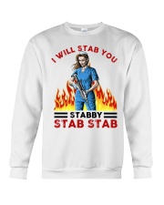 I will stab you HLD - Nurse Crewneck Sweatshirt tile