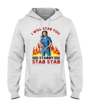I will stab you HLD - Nurse Hooded Sweatshirt tile