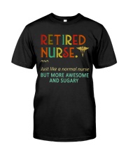 Retired Nurse Classic T-Shirt front