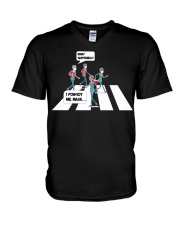 I Forgot Me Mask HL - Nurse V-Neck T-Shirt tile