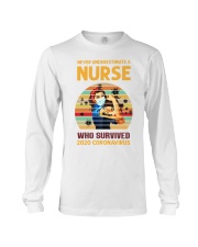 Never Underestimate A Nurse Long Sleeve Tee tile
