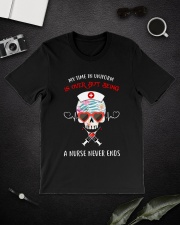Being A Nurse Never Ends TSL - Nurse Classic T-Shirt lifestyle-mens-crewneck-front-16