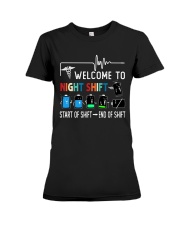 Welcome To Night Shift HL - Nurse Premium Fit Ladies Tee tile